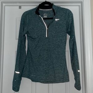 Nike Dri-Fit Running 3/4 Zip Up